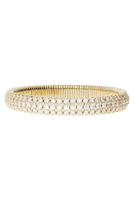 Diamond Giotto Bracelet-YELLOW GOLD-JEWELRYFINE JEWELBRACELET O-ROBERTO DEMEGLIO