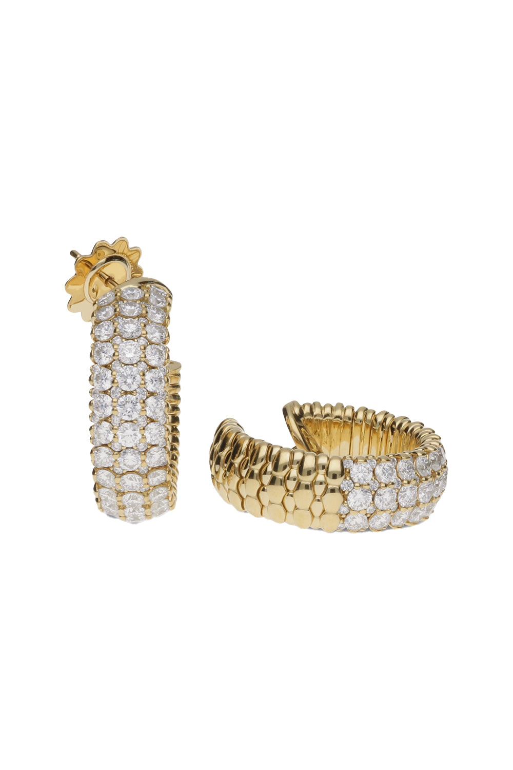 Diamond Half Giotto Earrings