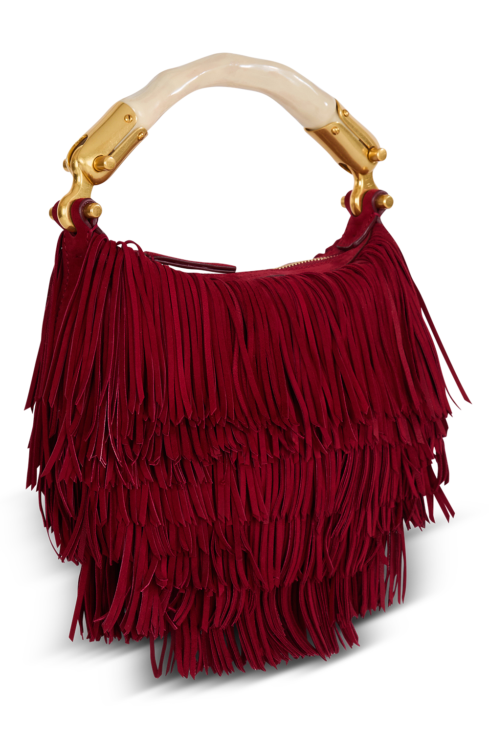 Ebène Mini Bag-RED-HANDBAGTOP HANDLE-BALMAIN