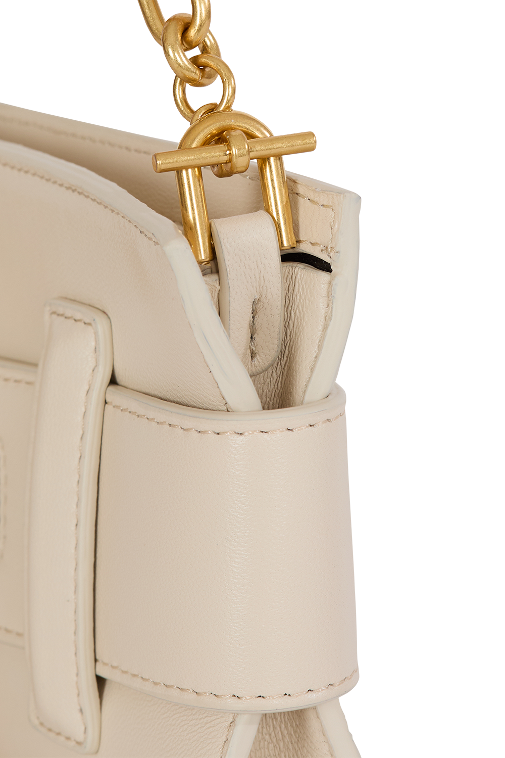 Anthem Clutch Bag - Crème-CREAM-HANDBAGCLUTCHES-BALMAIN