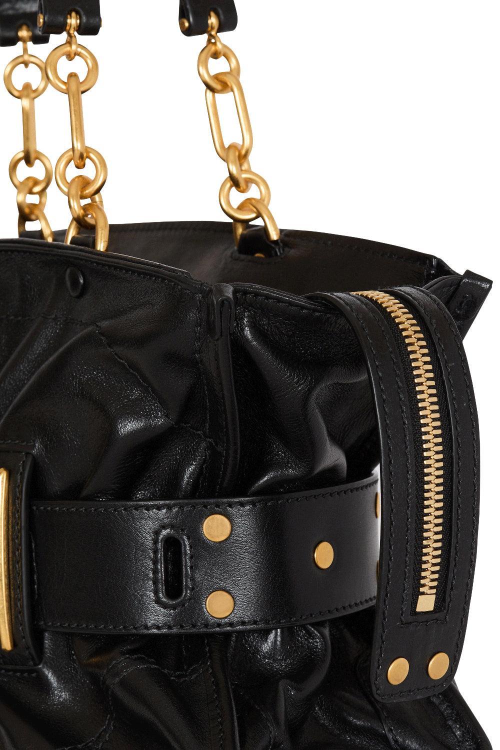 Anthem Bag-NOIR-HANDBAGSHOULDER-BALMAIN