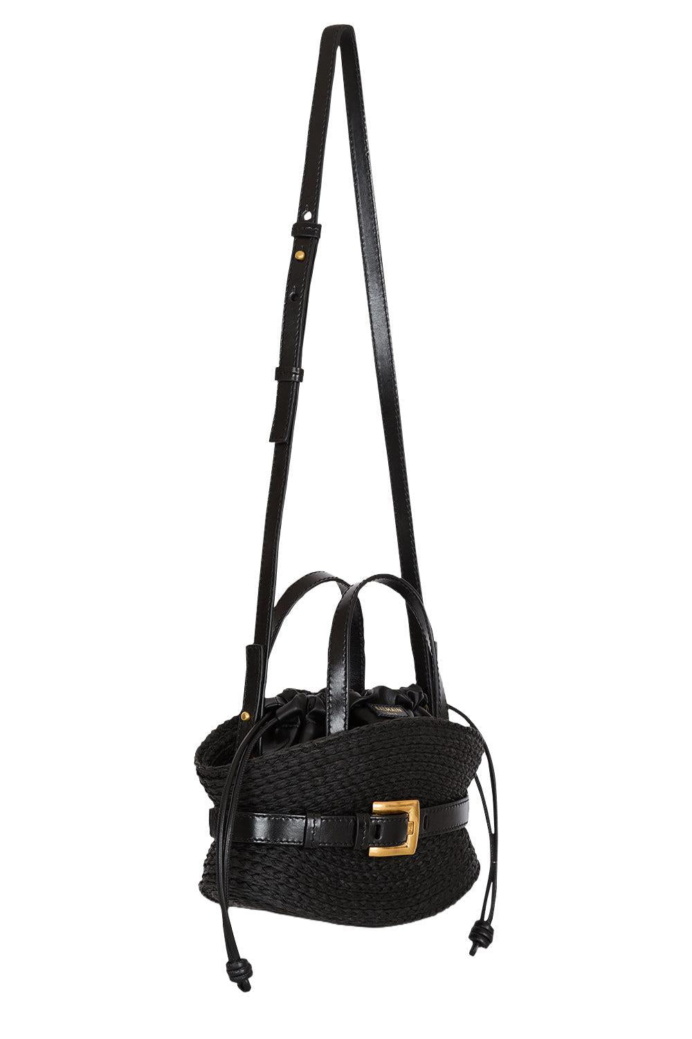 Shuffle Mini Bag-NOIR-HANDBAGSHOULDER-BALMAIN