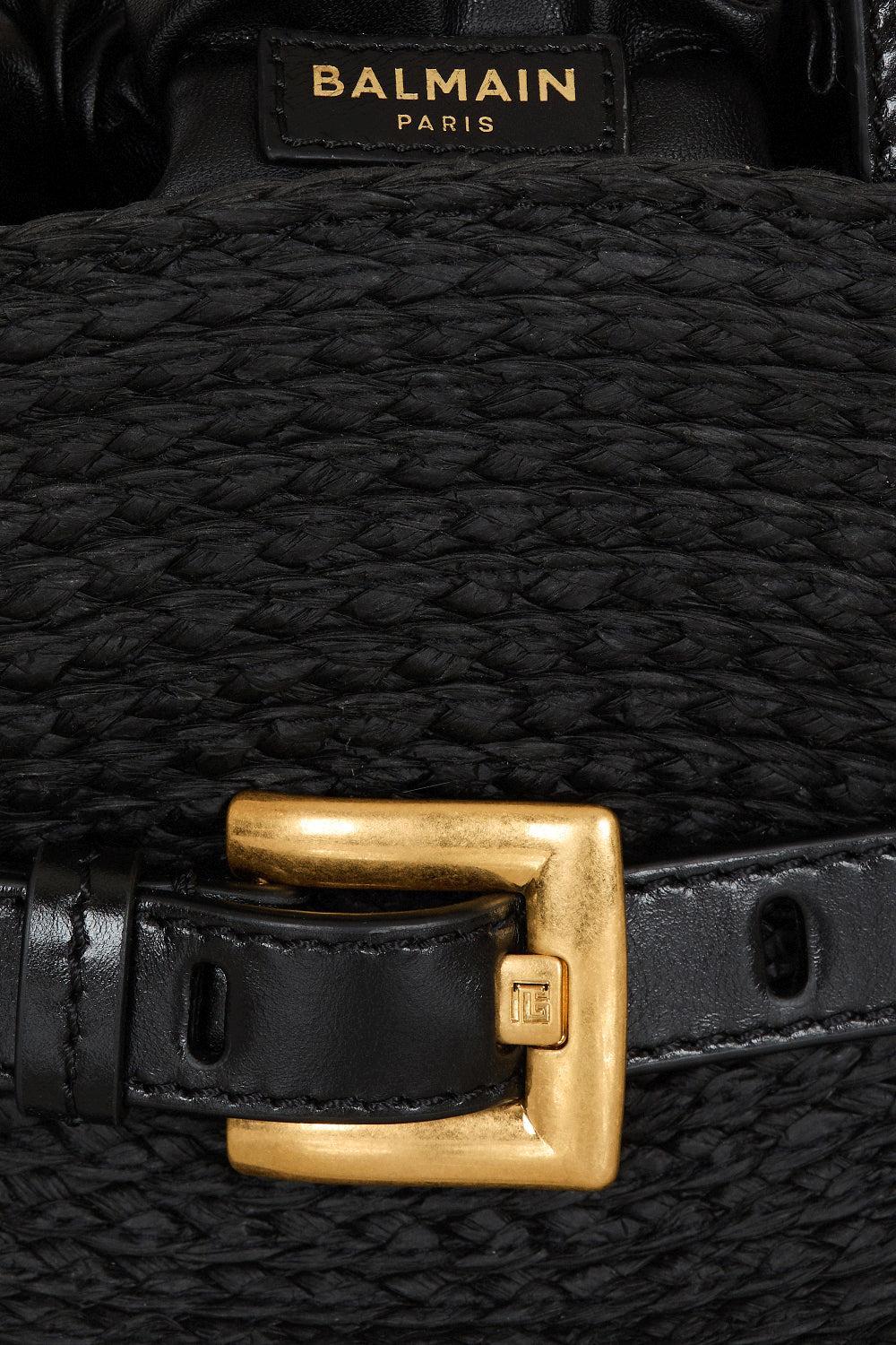 Shuffle Mini Bag-NOIR-HANDBAGSHOULDER-BALMAIN