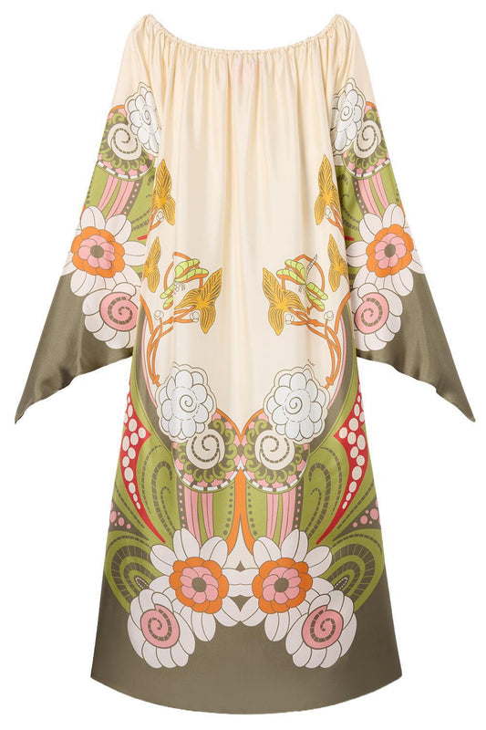 Goddess Dress - Ambrosia Placée-FLORAL-XS-CLOTHINGDRESSCASUAL-LA DOUBLEJ