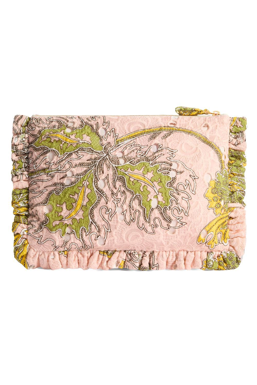 Hand Pouchette - Swathe-FLORAL-HANDBAGCLUTCHES-LA DOUBLEJ