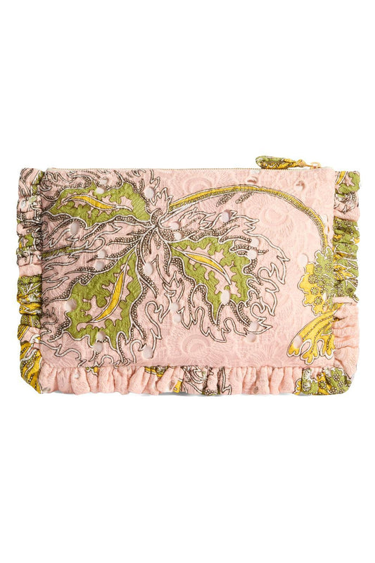 Hand Pouchette - Swathe-FLORAL-HANDBAGCLUTCHES-LA DOUBLEJ