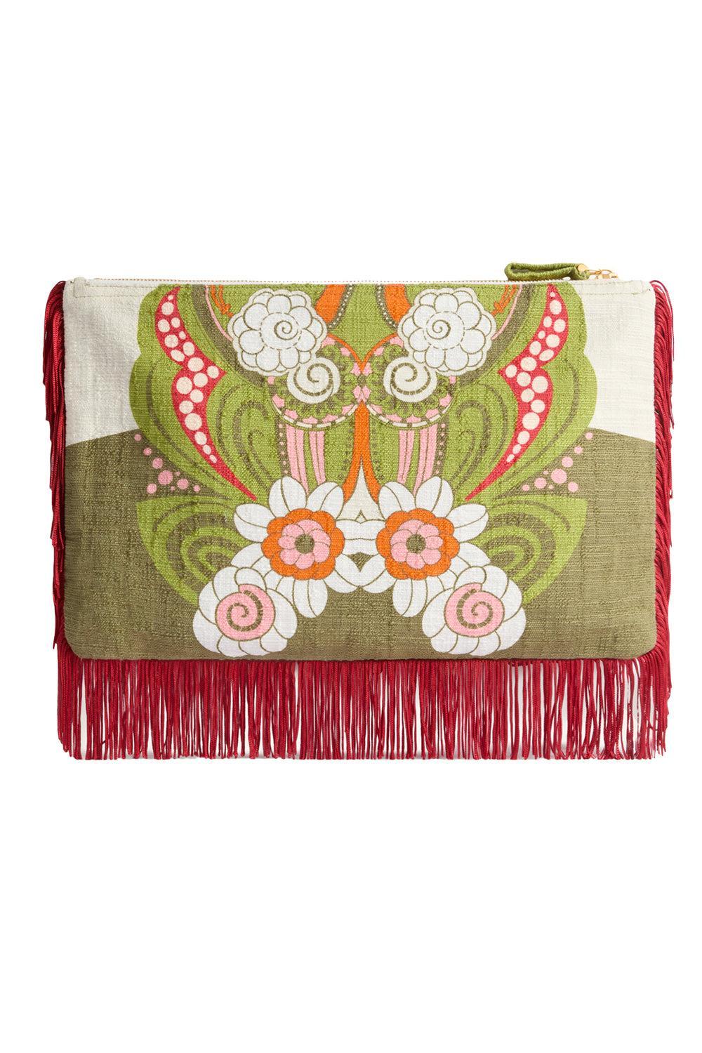 Hand Pouchette - Ambrosia Placée-FLORAL-HANDBAGCLUTCHES-LA DOUBLEJ