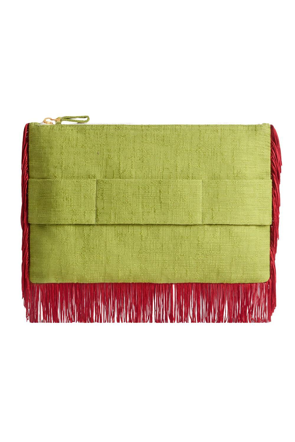 Hand Pouchette - Ambrosia Placée-FLORAL-HANDBAGCLUTCHES-LA DOUBLEJ