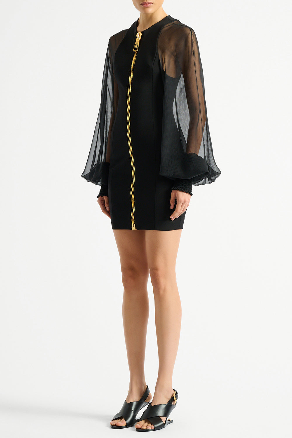 Zip Short Dress