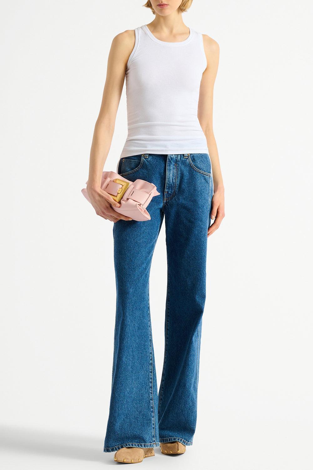 Anthem Mini Bag - Rose Pale-PINK-HANDBAGSHOULDER-BALMAIN