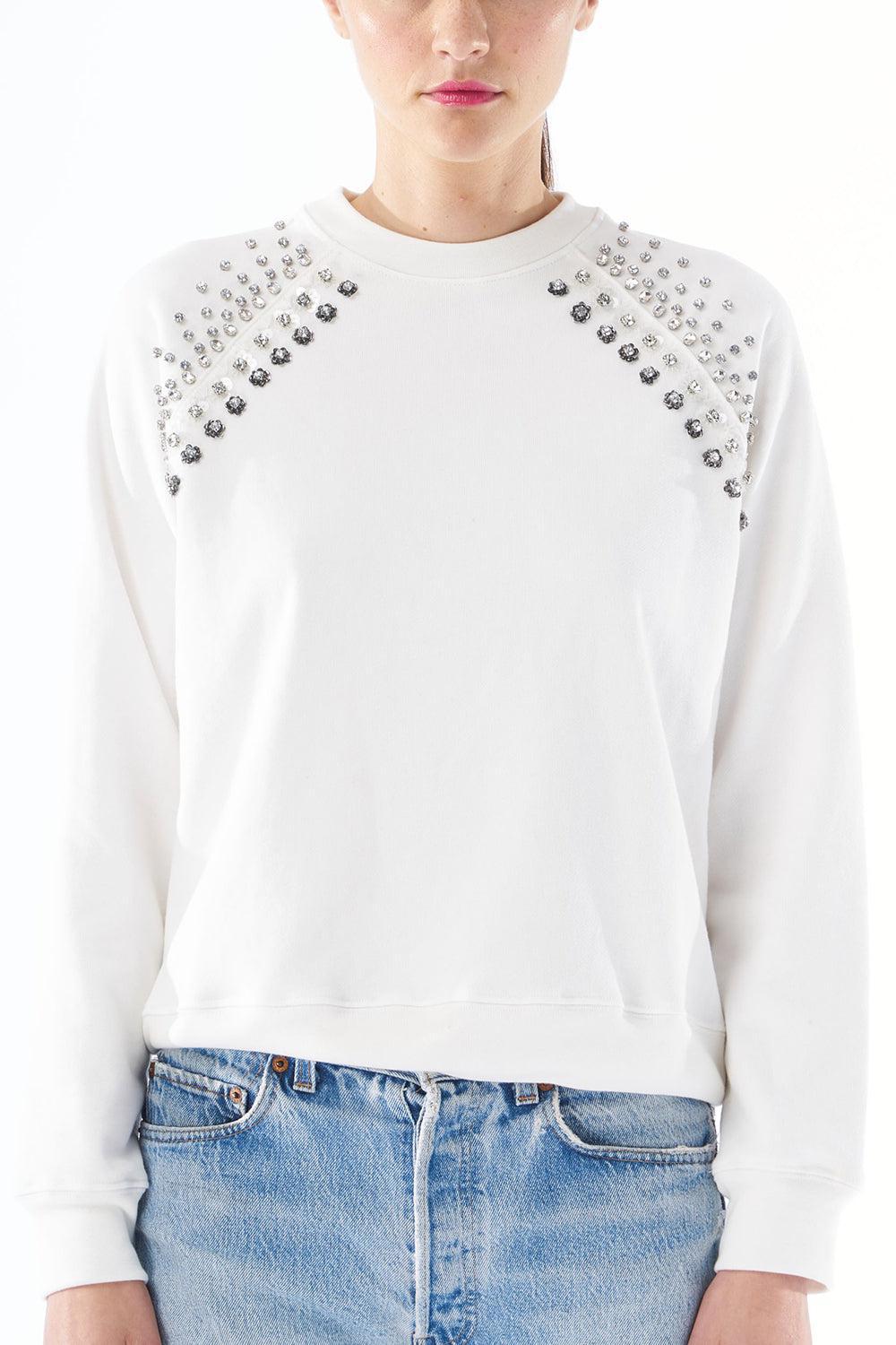 Posh Pullover Sweater-SNOW-XS-CLOTHINGTOPKNITS-LE SUPERBE