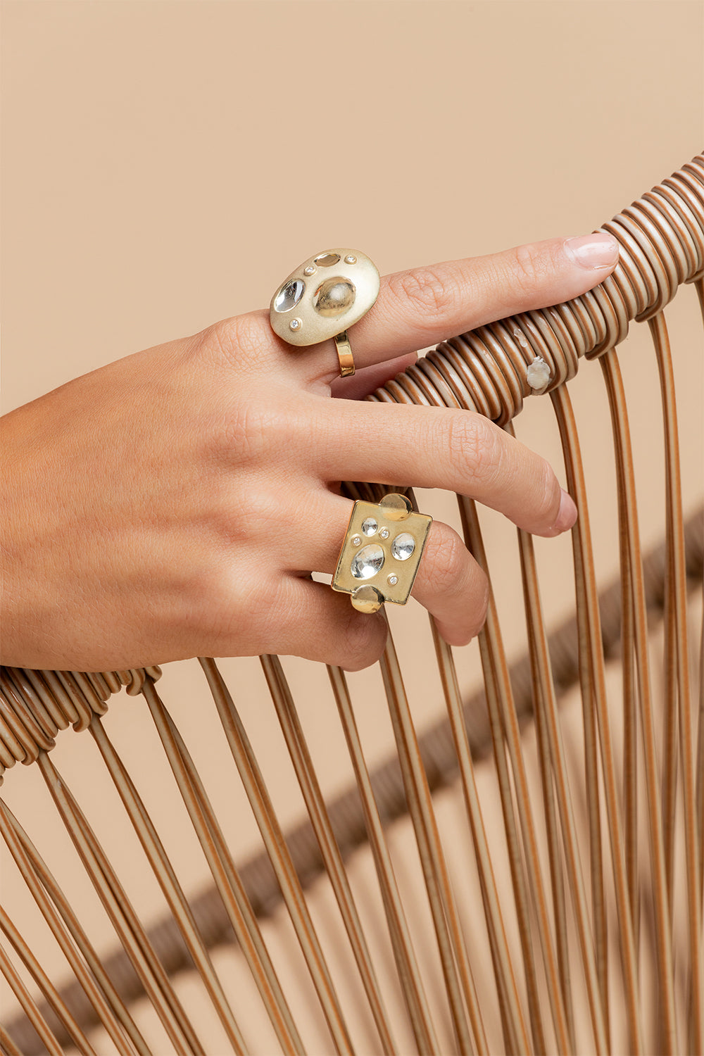 Diamond Rocks Flinstones Ring
