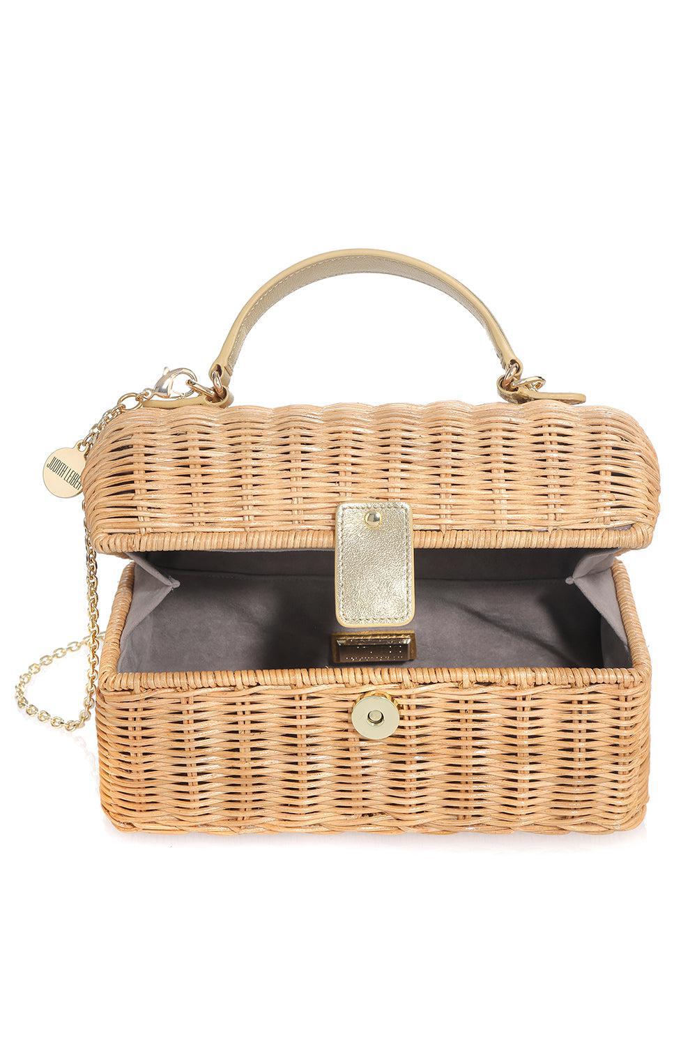 ISLA WICKER BASKET-NATURAL-O/S-HANDBAGEVENING-JUDITH LEIBER