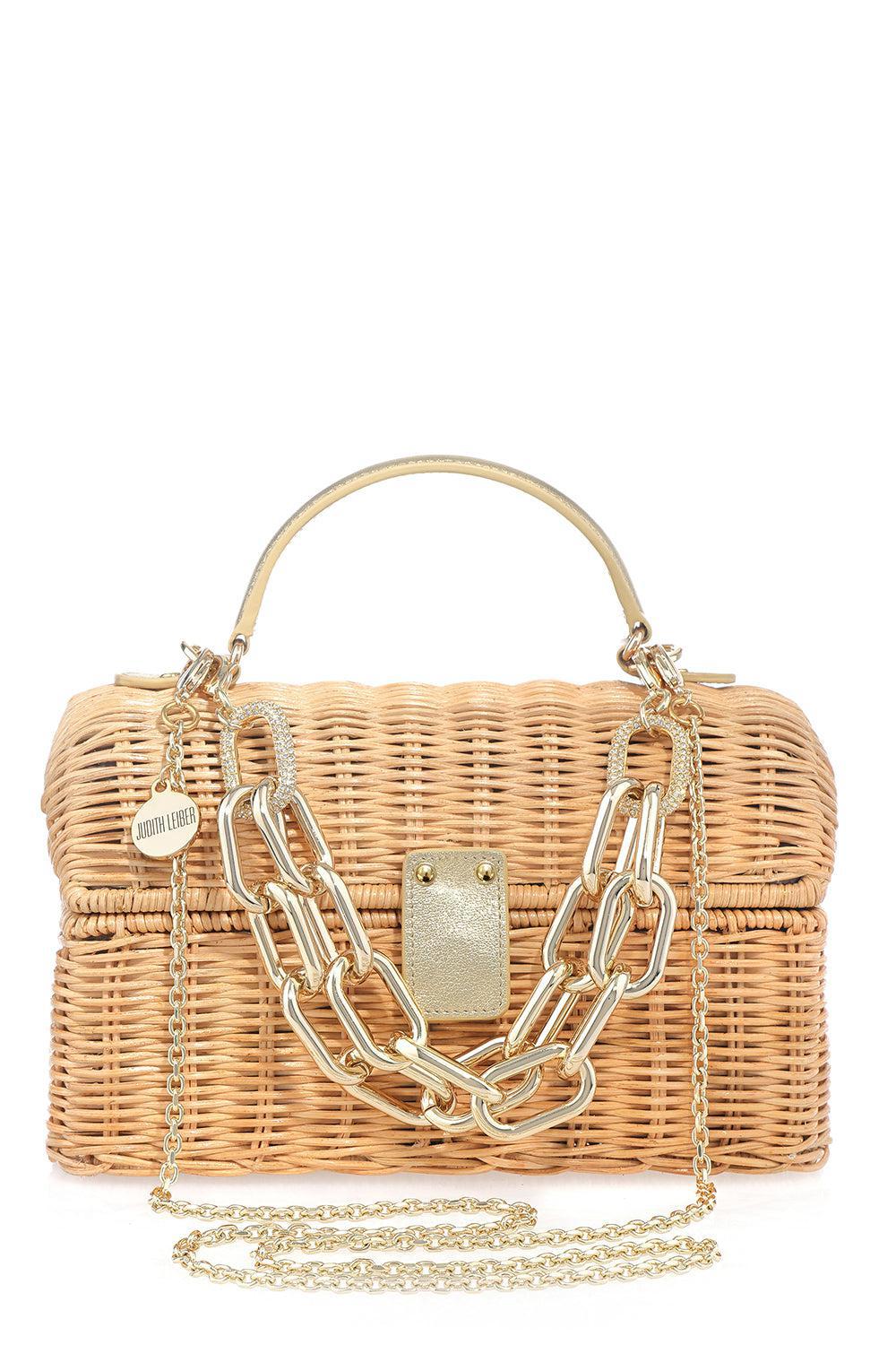 ISLA WICKER BASKET-NATURAL-O/S-HANDBAGEVENING-JUDITH LEIBER