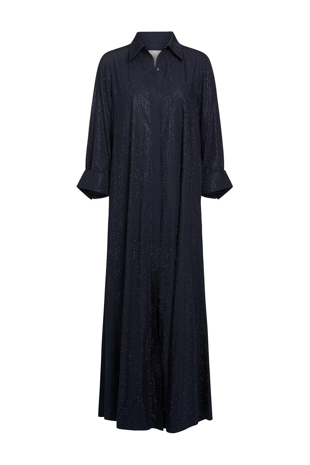 Jennys Gown - Midnight Crystal-MIDNIGHT-S-CLOTHINGDRESSCASUAL-TWP