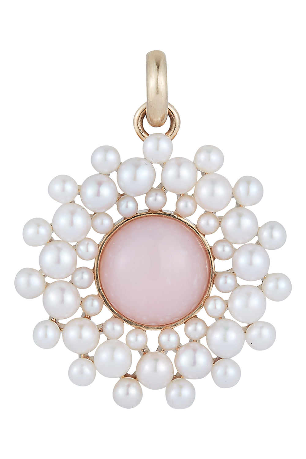 Pink Opal Pearl Juliet Charm
