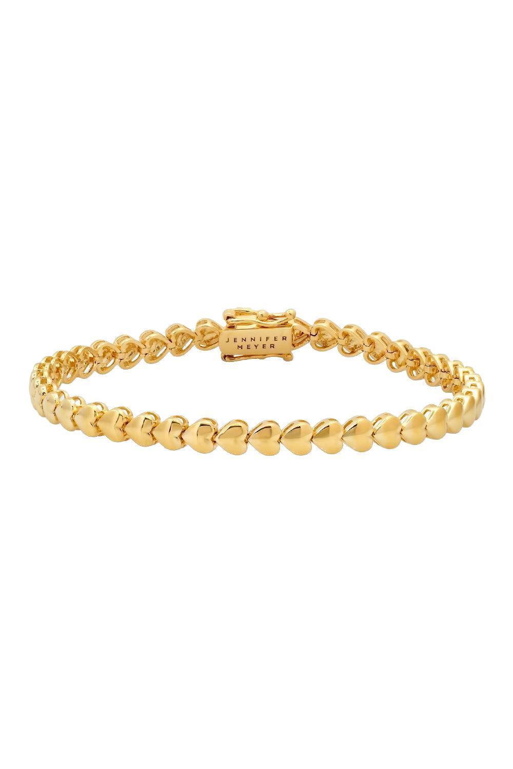 Heart Tennis Bracelet-YELLOW GOLD-JEWELRYFINE JEWELBRACELET O-JENNIFER MEYER