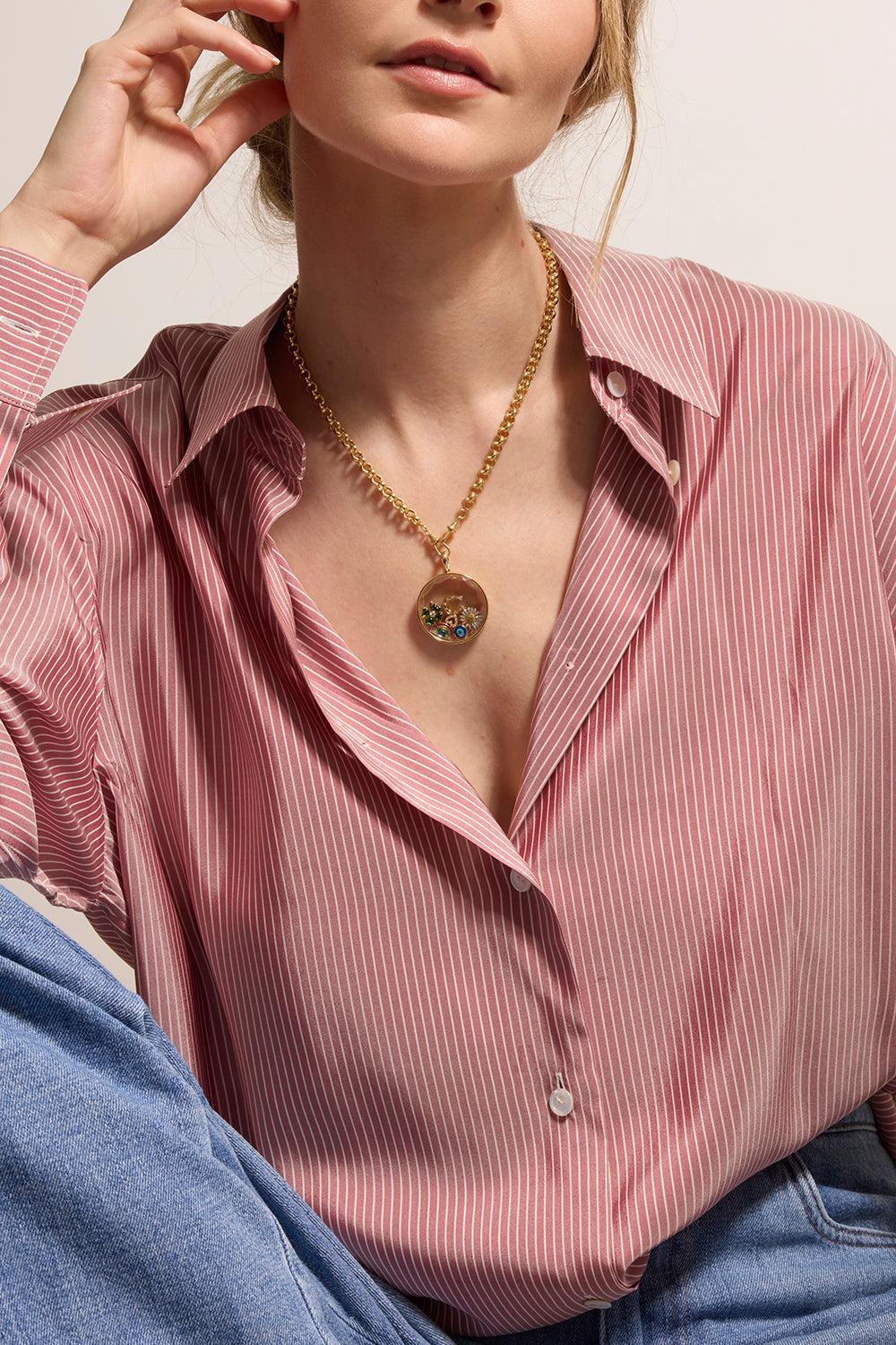 Jupiter Locket Necklace-YELLOW GOLD-22-JEWELRYFINE JEWELNECKLACE O-LOQUET
