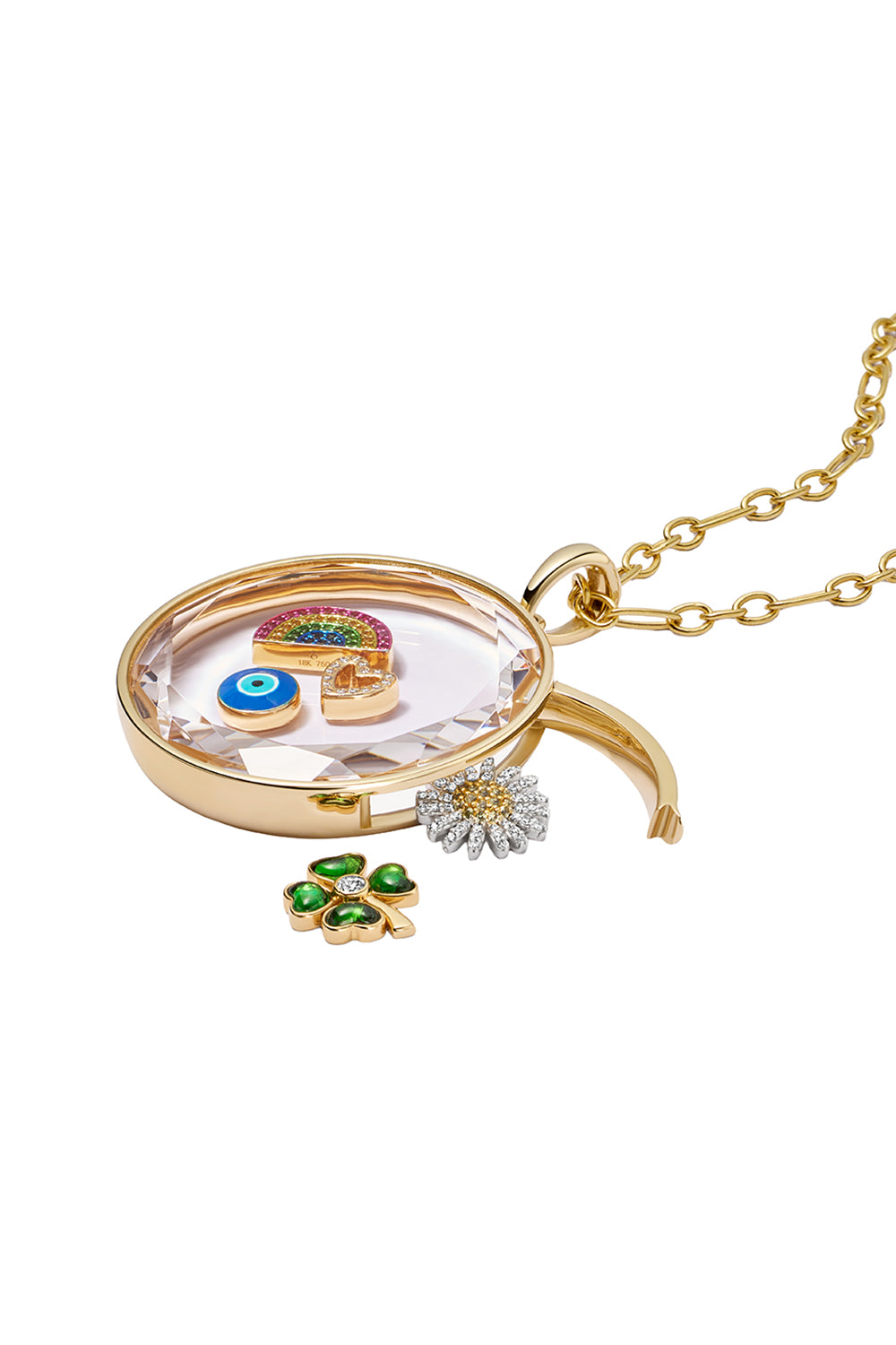 Jupiter Locket Necklace-YELLOW GOLD-22-JEWELRYFINE JEWELNECKLACE O-LOQUET