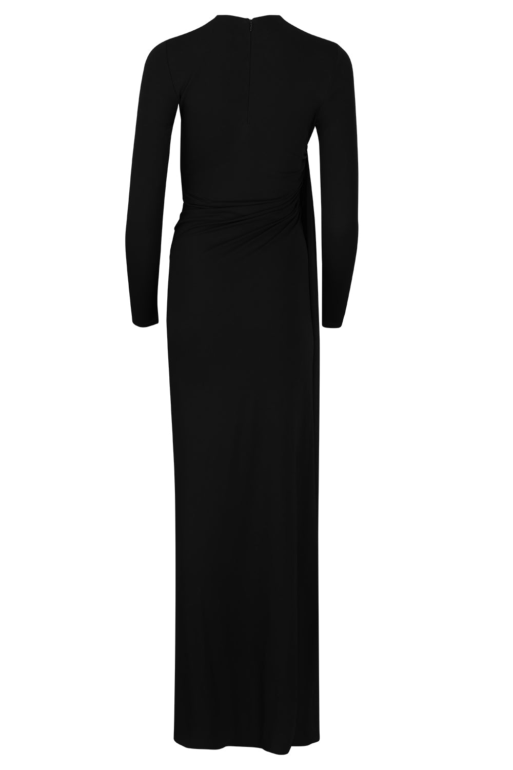 Long Sleeve Draped Gown