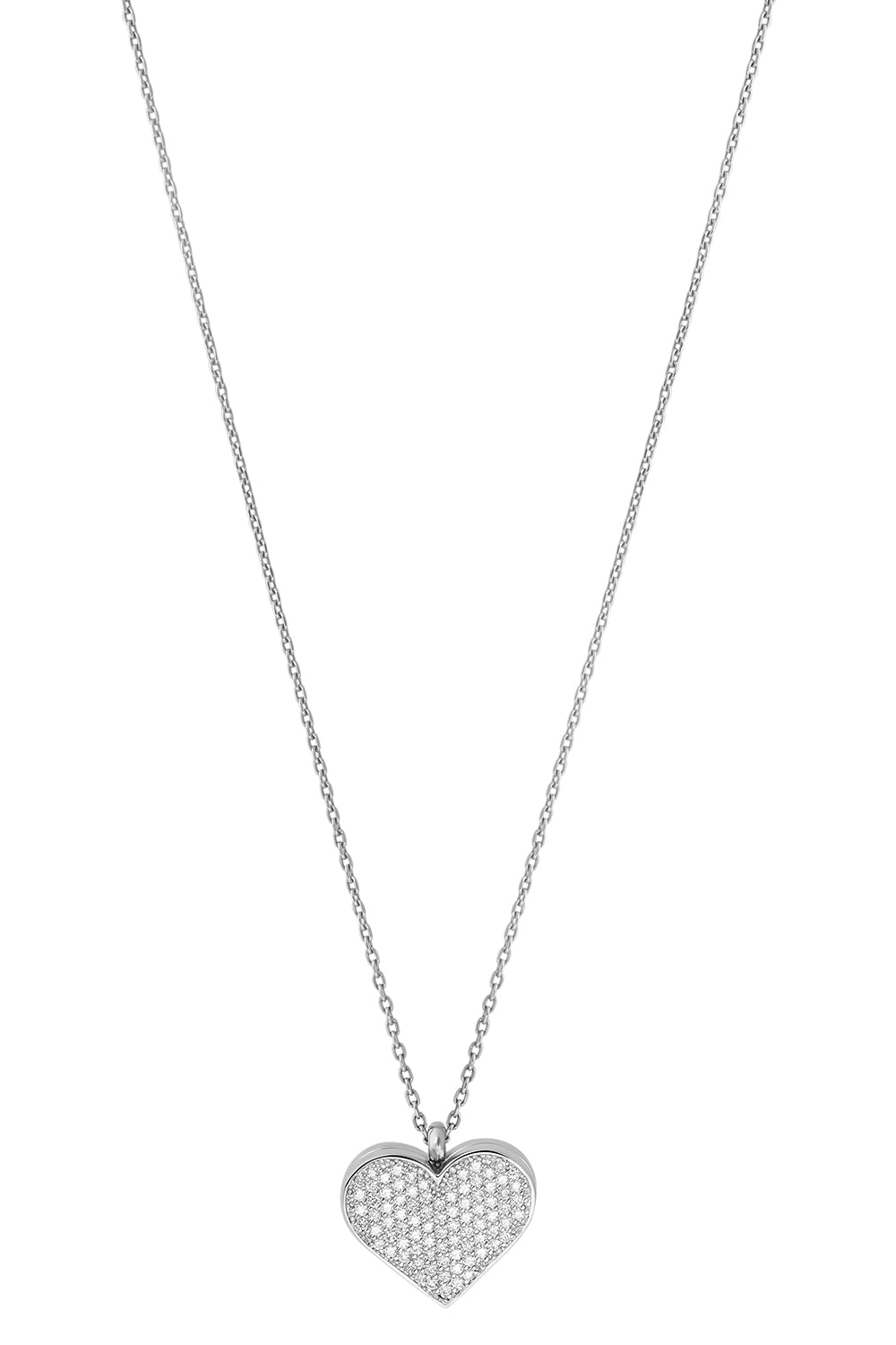 Diamond Heart Locket Necklace