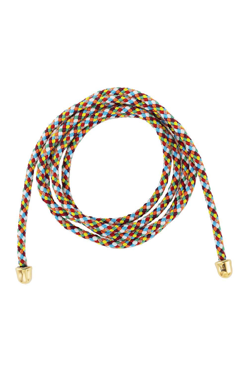 Clown Knot The String Project Necklace - Yellow Gold-YELLOW GOLD-28-JEWELRYFINE JEWELNECKLACE O-MARLA AARON