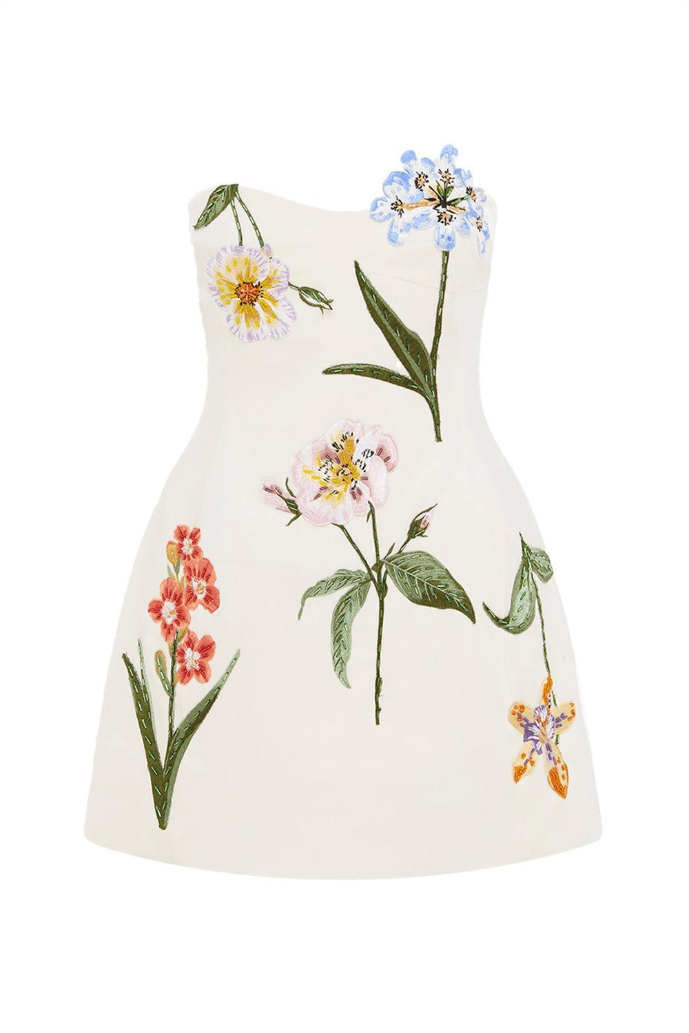 Rosario Mini Dress-SNOW-2-CLOTHINGDRESSCOCKTAIL-LEO LIN