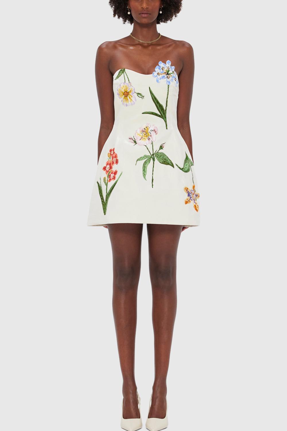 Rosario Mini Dress-SNOW-2-CLOTHINGDRESSCOCKTAIL-LEO LIN