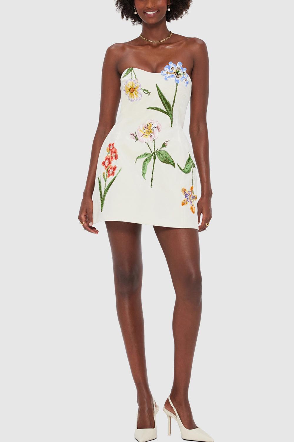 Rosario Mini Dress-SNOW-2-CLOTHINGDRESSCOCKTAIL-LEO LIN