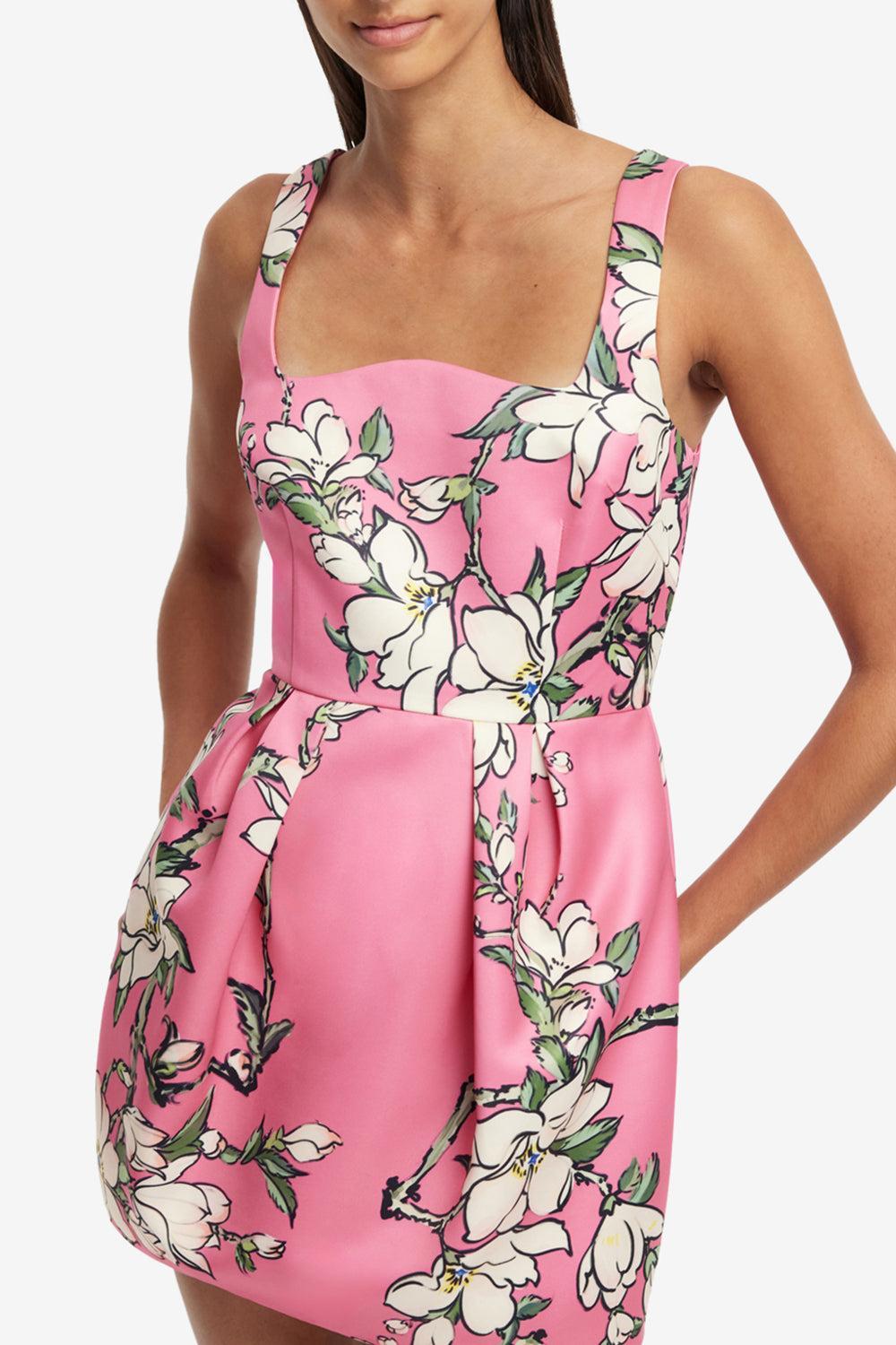 Piper Mini Dress-PINK-2-CLOTHINGDRESSCOCKTAIL-LEO LIN
