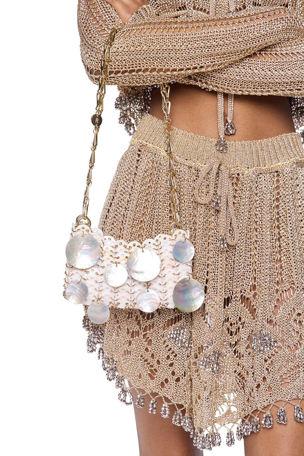 1969 Sac A Main Bag-NACRE-HANDBAGSHOULDER-RABANNE