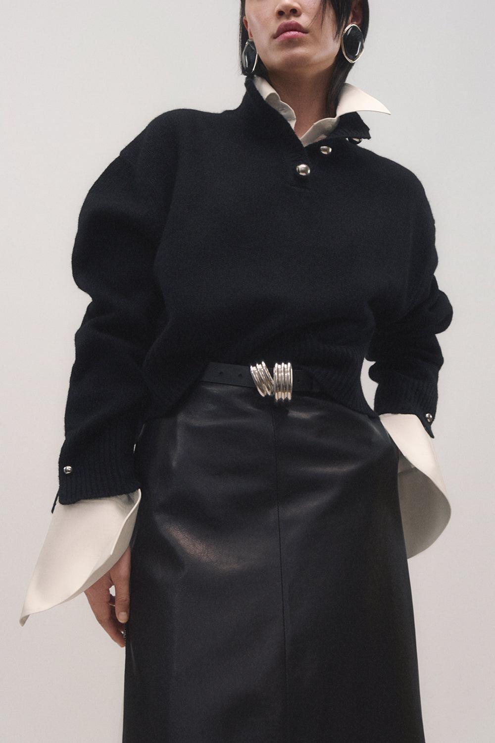 The Avery Skirt-BLACK-4-CLOTHINGSKIRTMIDI-BRANDON MAXWELL