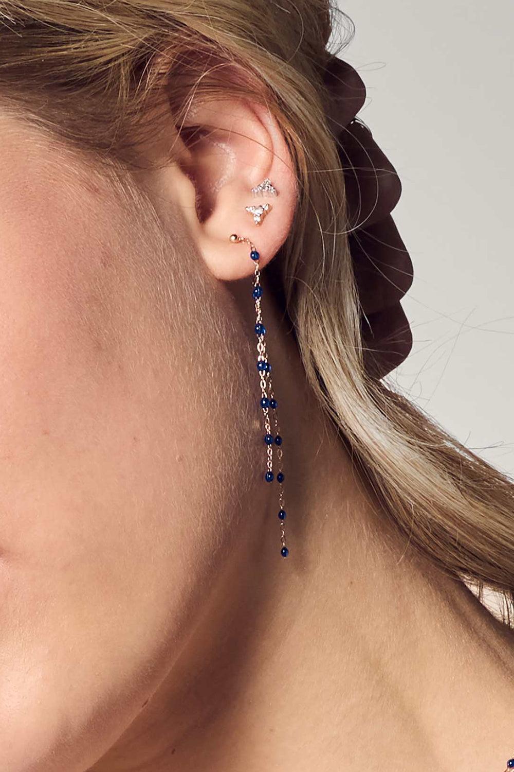 Lapis Classic Gigi Dangling Earrings - Yellow Gold-YELLOW GOLD/LAPIS-JEWELRYBOUTIQUEEARRING-GIGI CLOZEAU