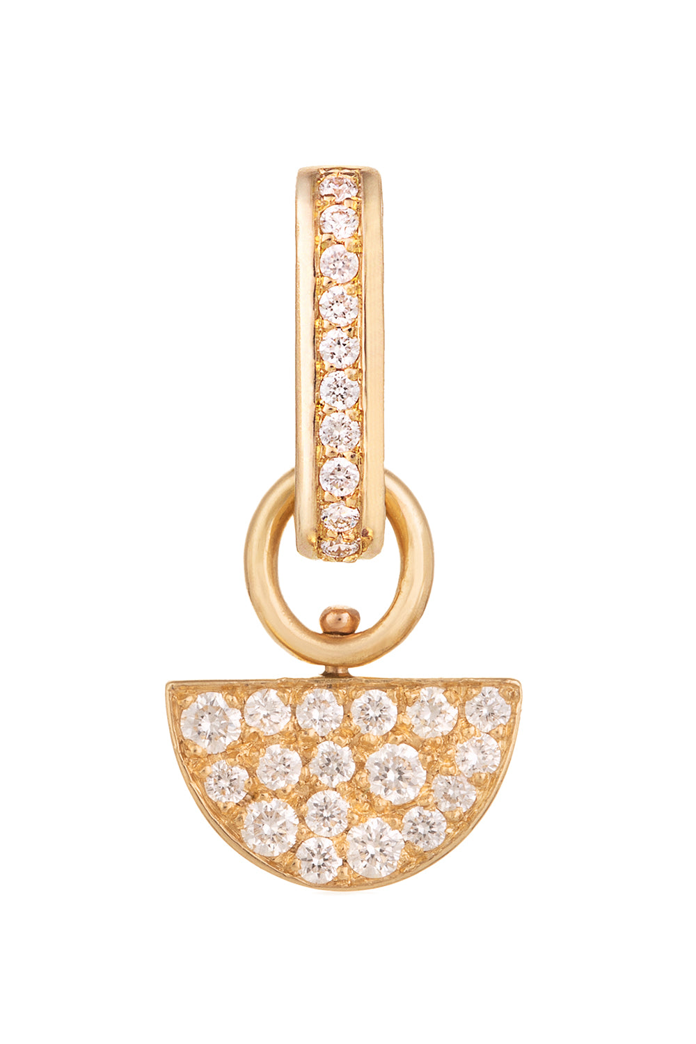 Diamond Liberté Half Moon Charm