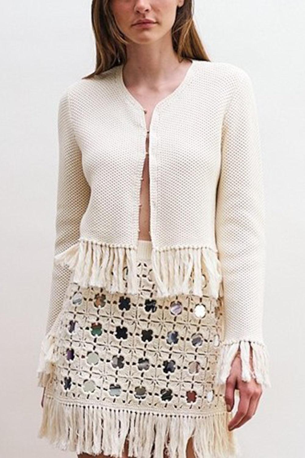 Gypset Cardigan-AU NTRL-XS-CLOTHINGTOPCARDIGAN-LE SUPERBE