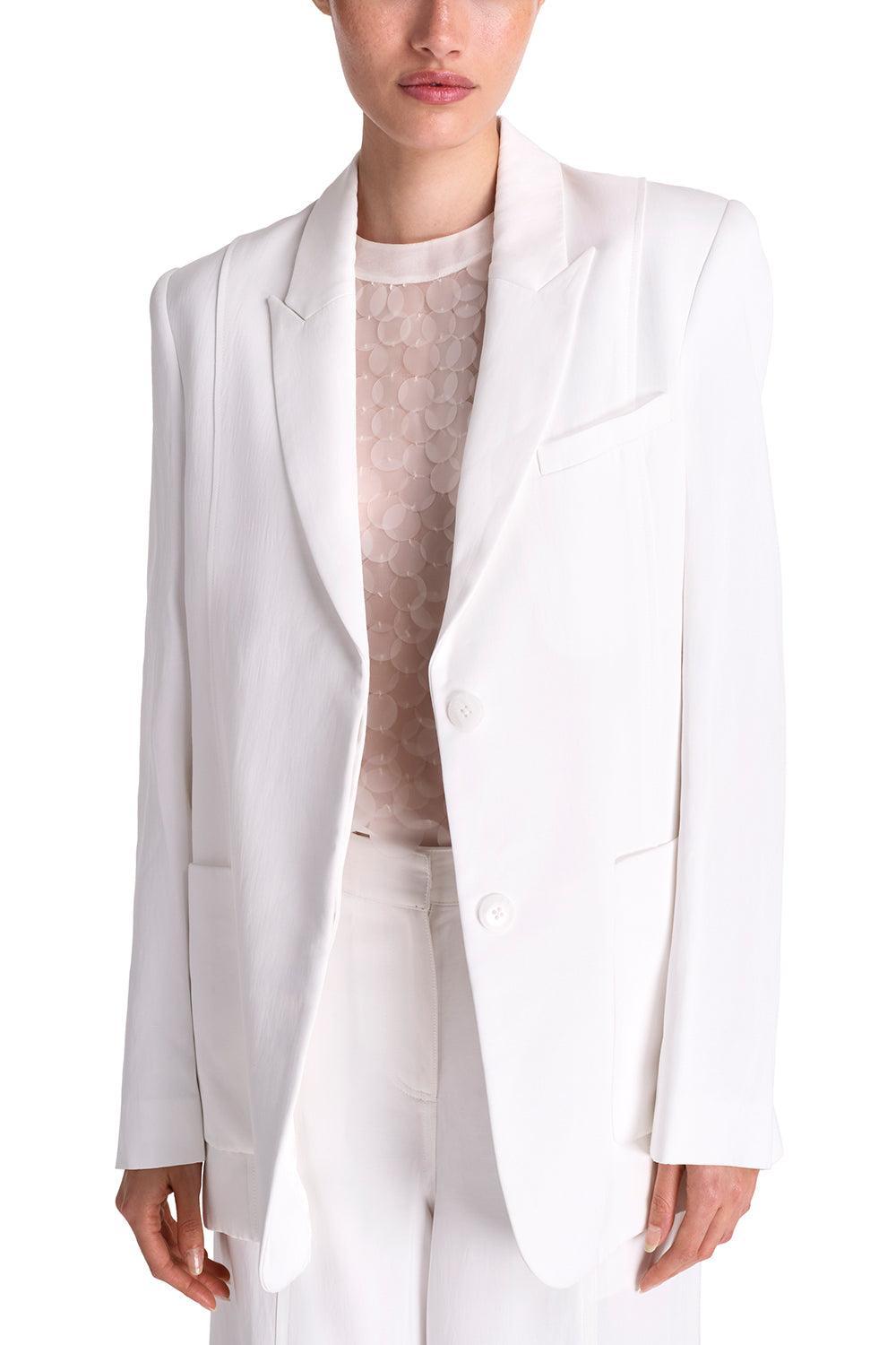 Morgan's Blazer-WHITE-XS-CLOTHINGJACKETBLAZERS-TWP