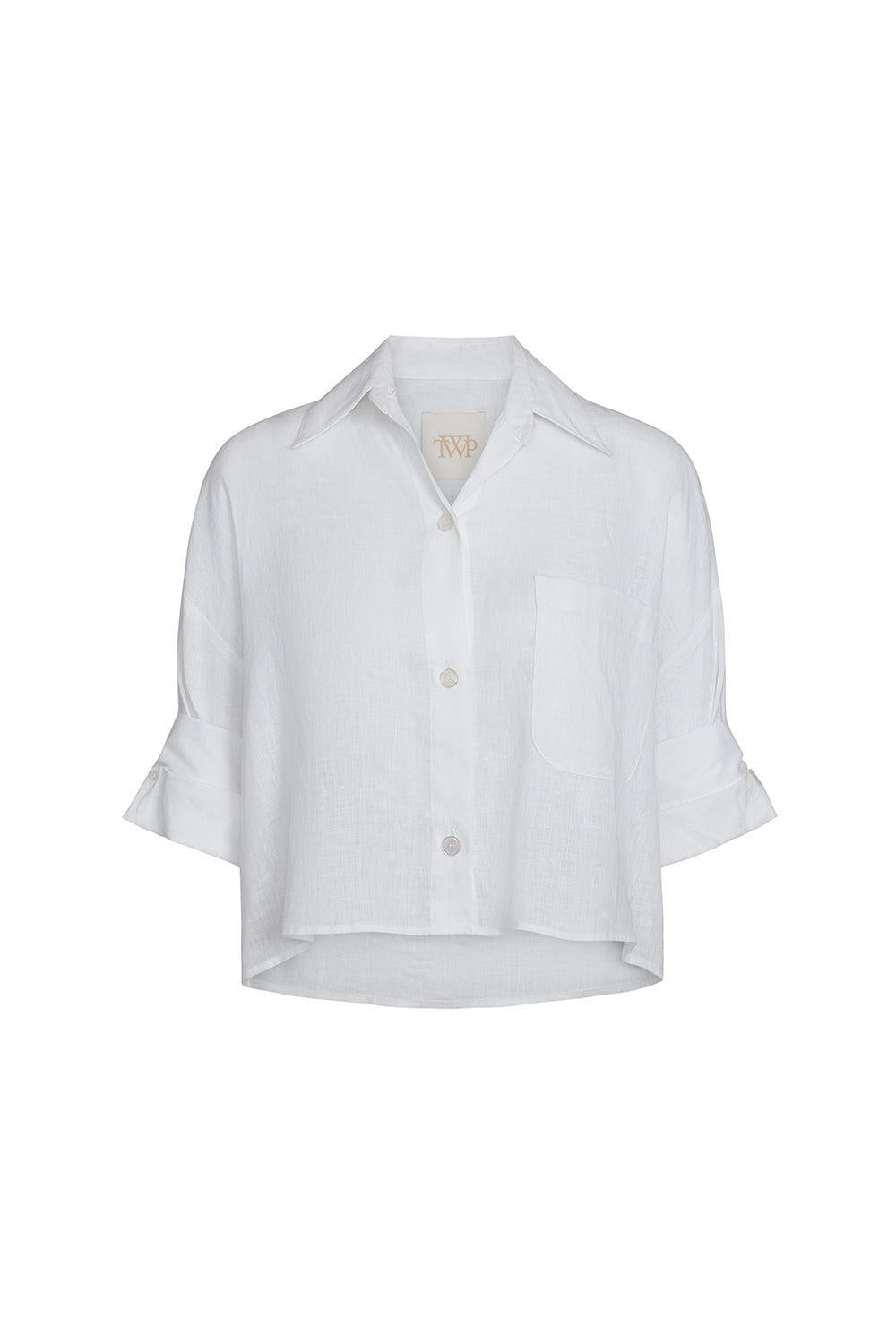 Next Ex Linen Shirt - White