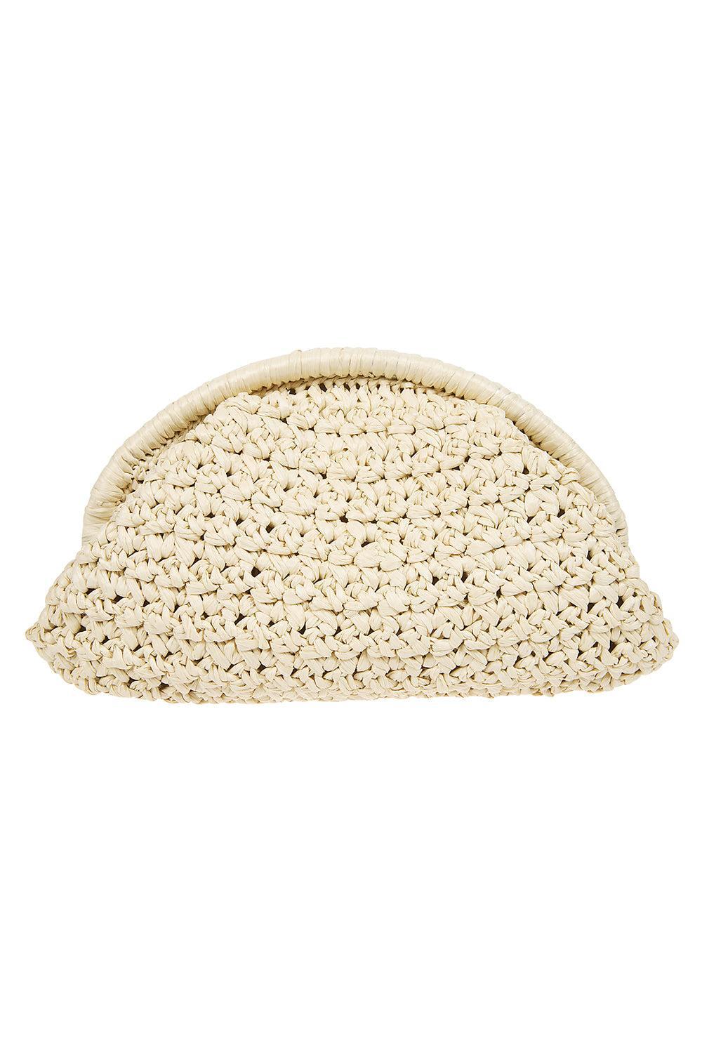 Raffia Clutch