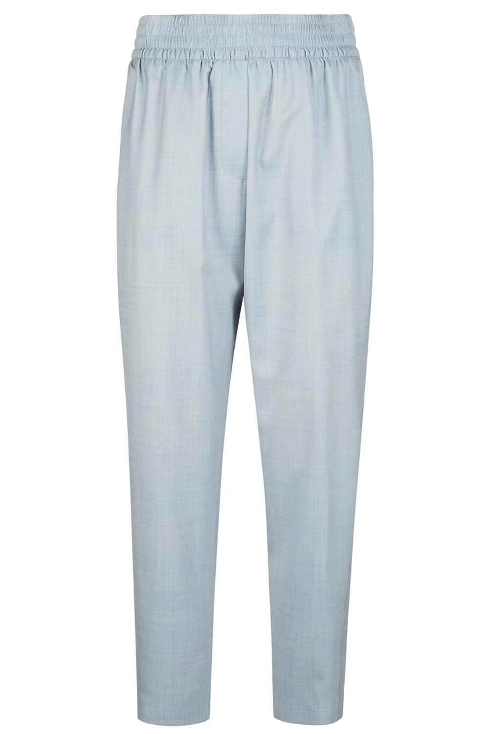 Elastic Waist Crop Trouser-BLUE-38-CLOTHINGPANTCASUAL-ELEVENTY