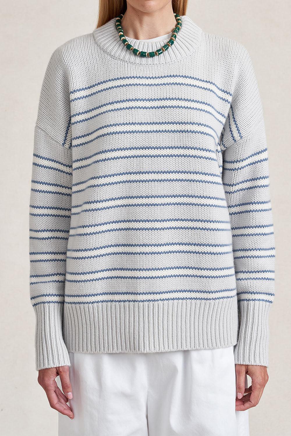 Marin Striped Sweater-STRIPE-XS-CLOTHINGTOPKNITS-LA LIGNE