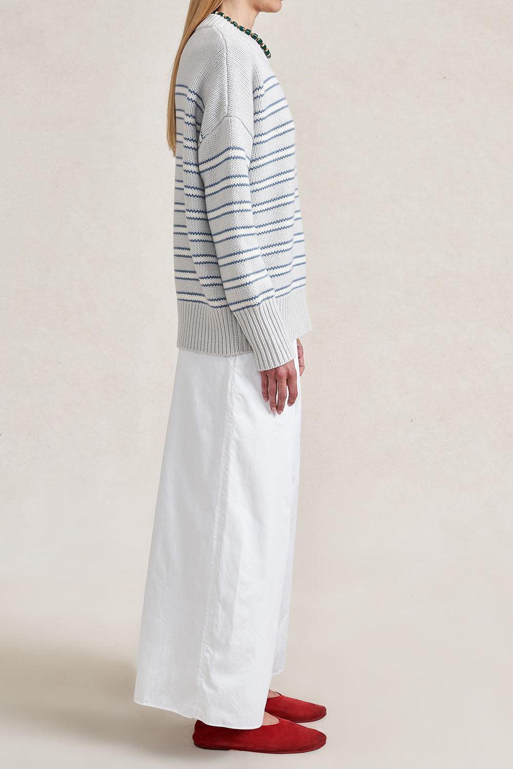 Marin Striped Sweater-STRIPE-XS-CLOTHINGTOPKNITS-LA LIGNE