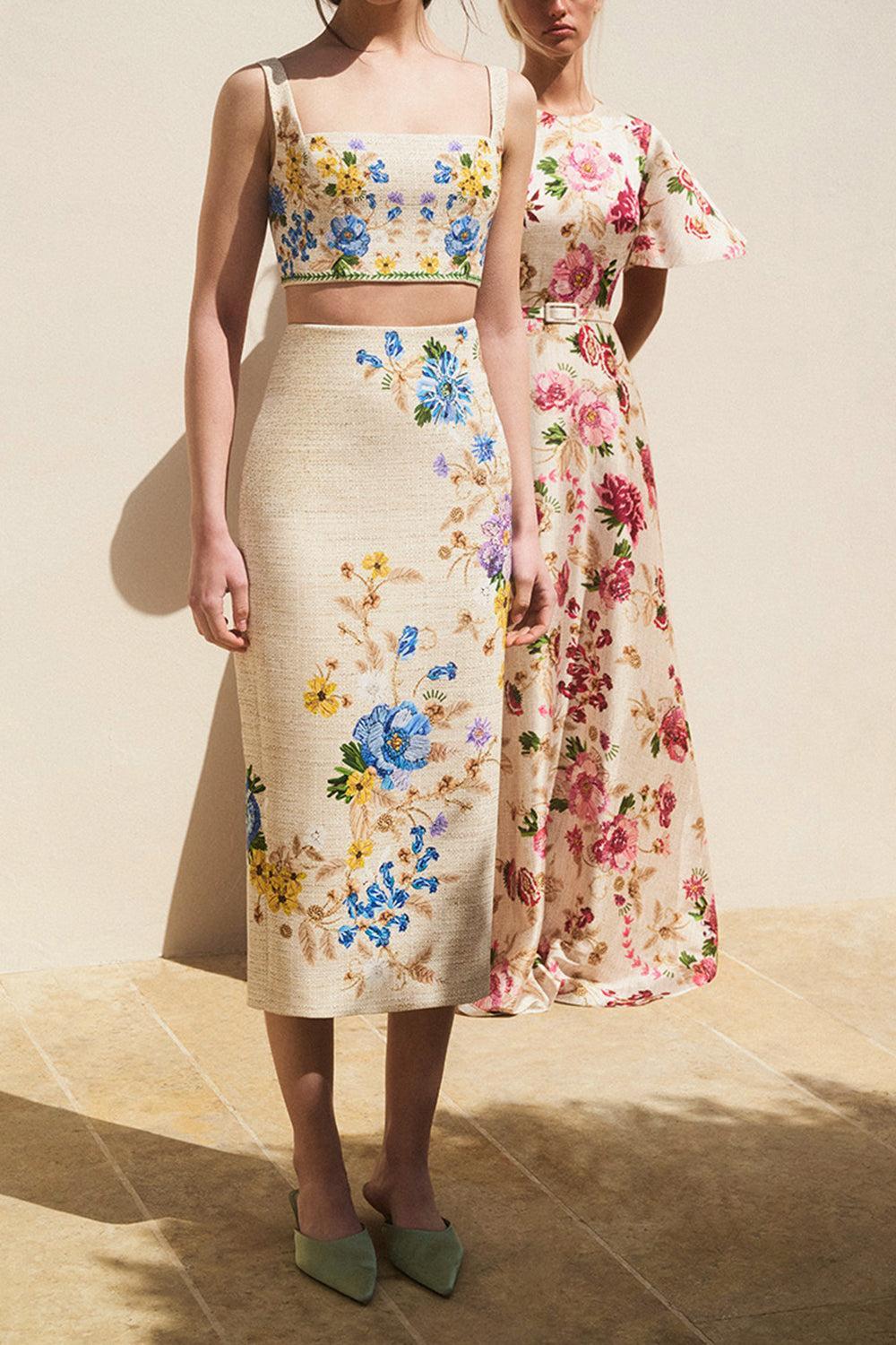 Calix Bralette Top-FARINIFE-S-CLOTHINGTOPTANK-MARY KATRANTZOU
