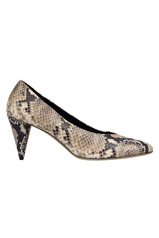 Maverick Pump 80 - Natural Brown-ANIMAL-37-SHOEPUMP-VICTORIA BECKHAM