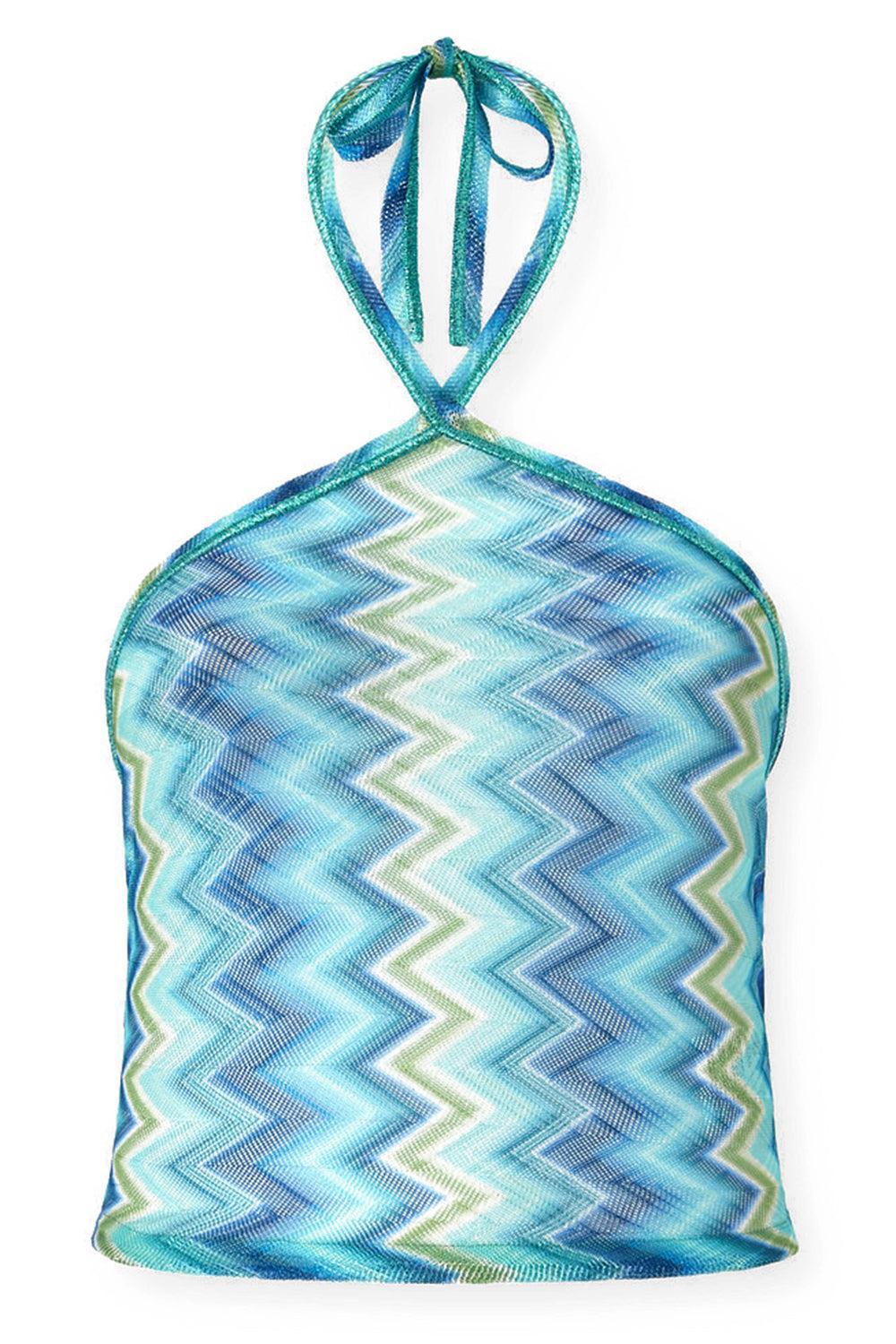Halter Neck Top-BLUGRNCH-38-CLOTHINGSWIM-MISSONI
