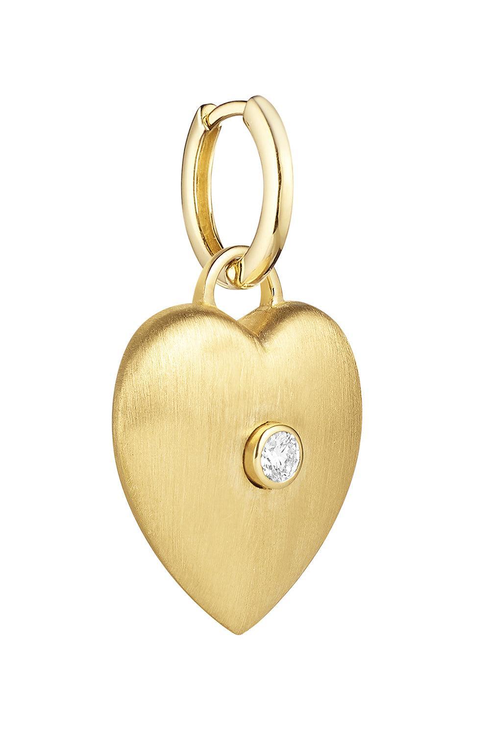 Diamond Heart Pendant-YELLOW GOLD-JEWELRYFINE JEWELPENDANT-MARIE LICHTENBERG