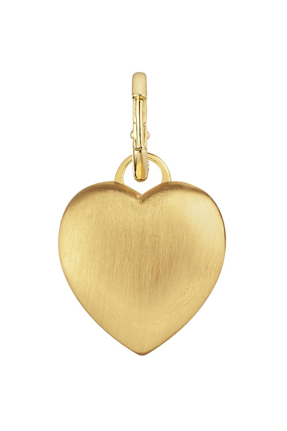Diamond Heart Pendant-YELLOW GOLD-JEWELRYFINE JEWELPENDANT-MARIE LICHTENBERG