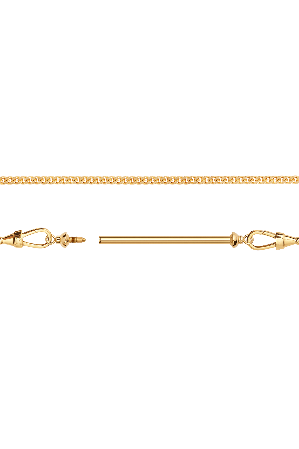  Small Connector Necklace-YELLOW GOLD-JEWELRYFINE JEWELPENDANT-MARIE LICHTENBERG 