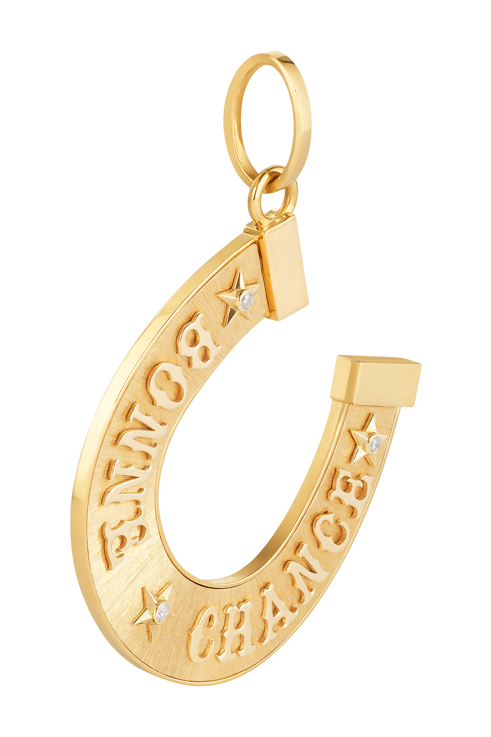  Diamond Small Bonne Chance charm-YELLOW GOLD-JEWELRYFINE JEWELPENDANT-MARIE LICHTENBERG 