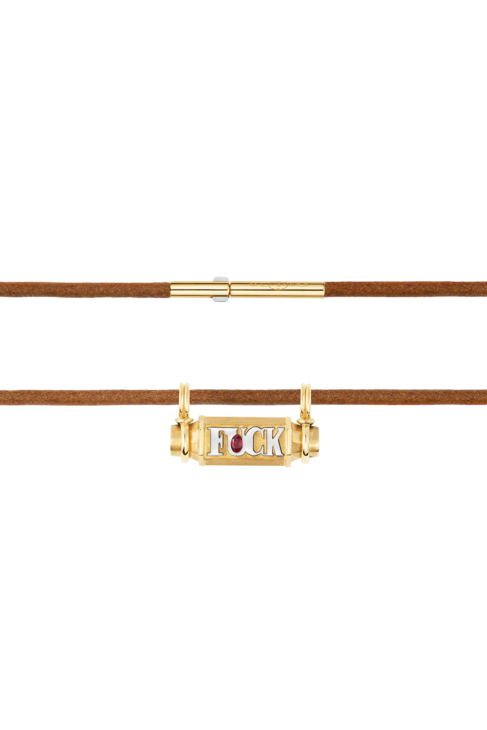 Ruby Fuck Smash Locket Necklace