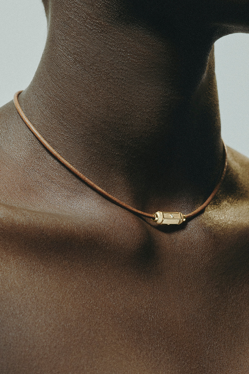 Diamond Micro Coco Locket Lasso Necklace - 39cm-YELLOW GOLD-JEWELRYFINE JEWELNECKLACE O-MARIE LICHTENBERG 